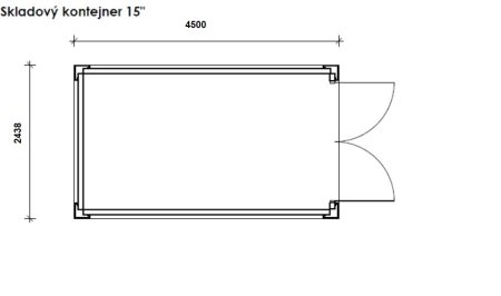 Lagercontainer 15'