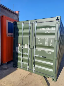 Seecontainer RAL 6007 1948