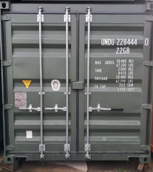 Seecontainer RAL 6007 1946